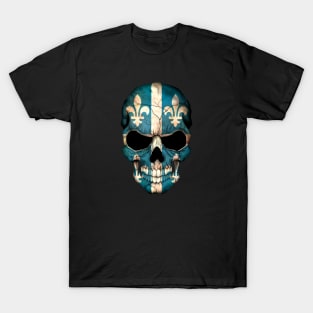 Quebec Flag Skull T-Shirt